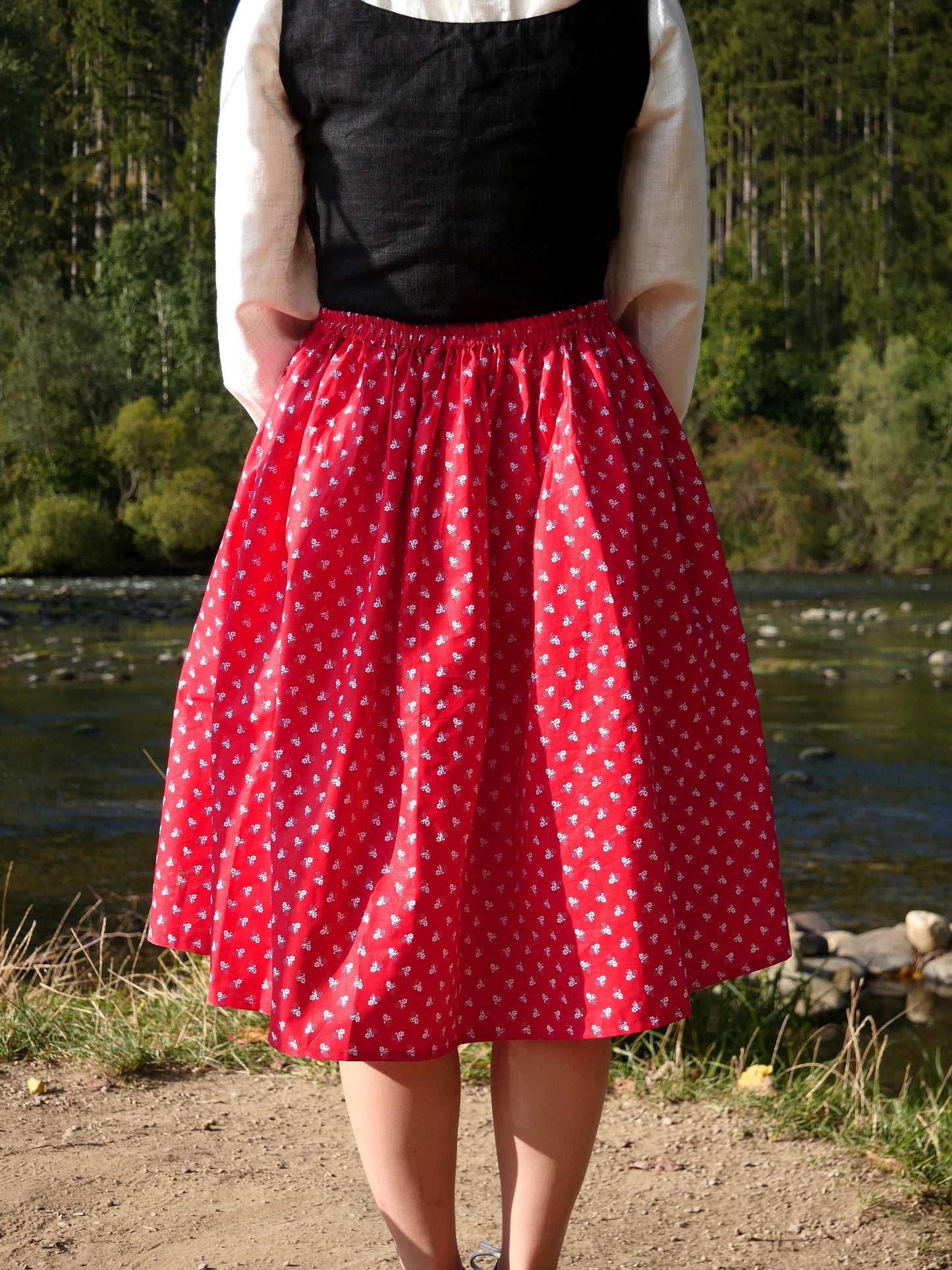 COTTON SET FLORAL FOLK