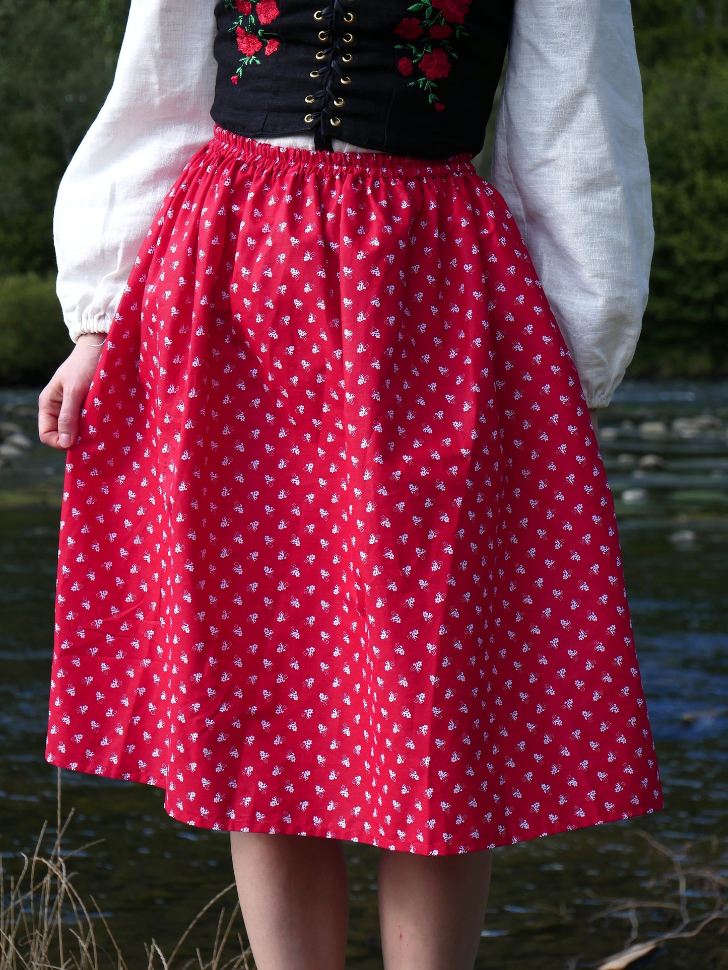 FLORAL SKIRT