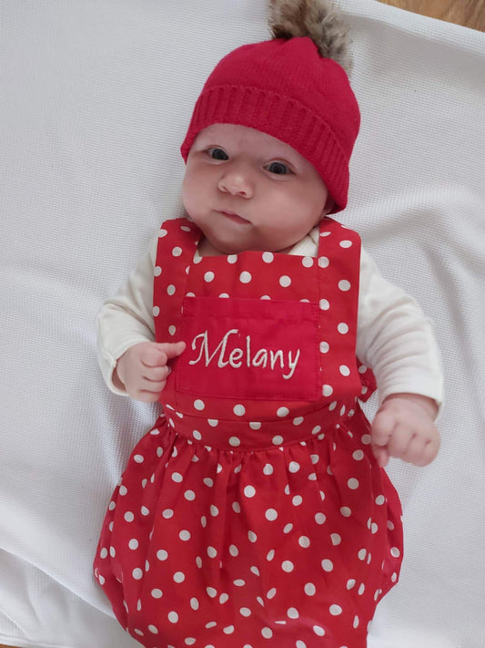 PERSONALIZED Baby Pinafore dress