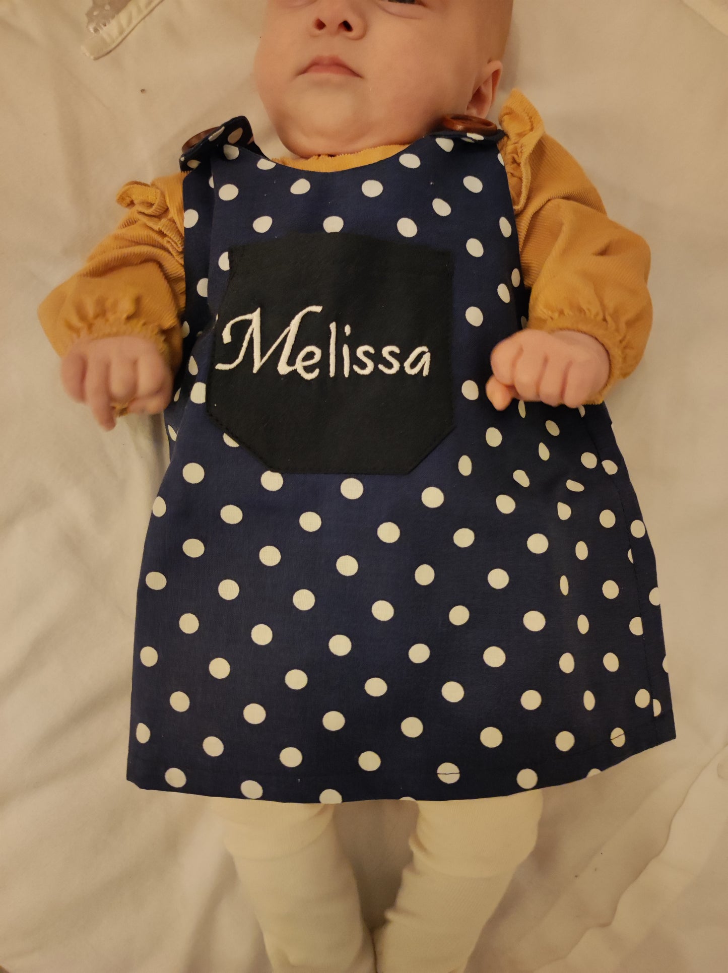 PERSONALIZED Baby Pinafore dress